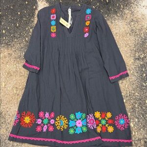 Uncle Frank NWT embroidered dress small